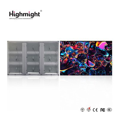 3D pilnkrāsu ekrāns brīvā dabā