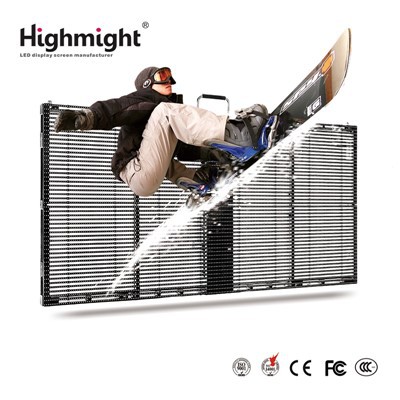 Caurspīdīgs LED displejs